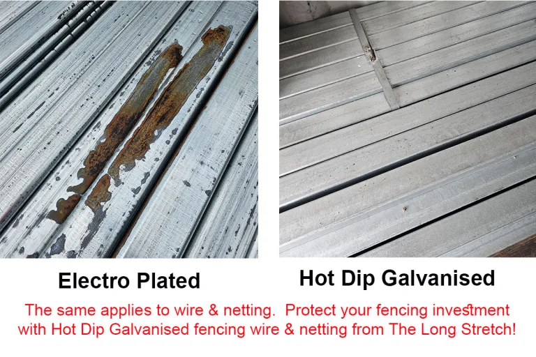 Electro-Plated-Versus-Hot-Dip-Galvanised Fencing Materials